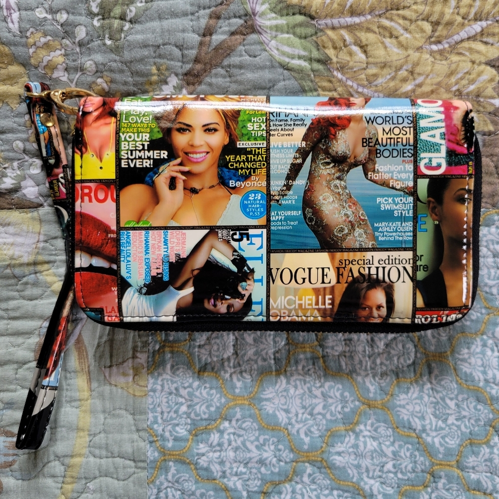 Y2K Magazine Cover Wallet